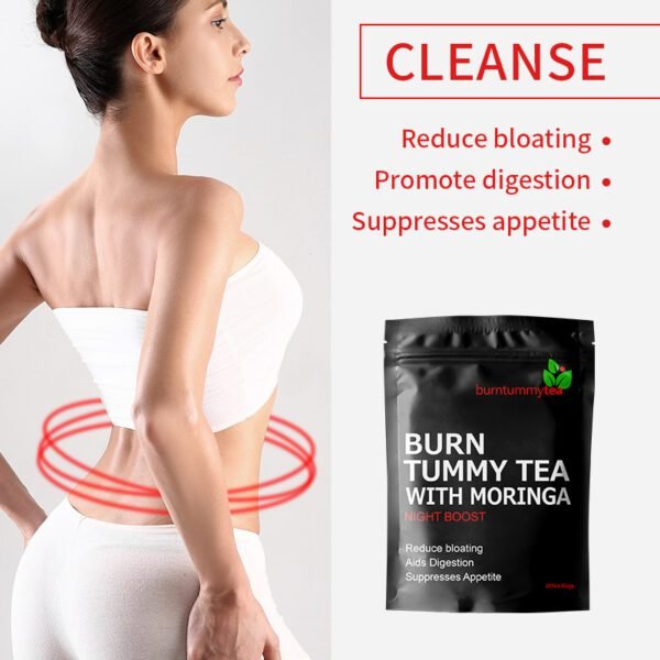 Belly Wellness Tea | Natural Slimming Support - Moringa & Oolong - Image 4