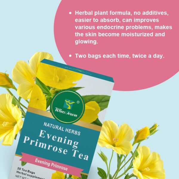 Radiant Skin Herbal Tea | Evening Primrose Glow Blend - Natural Beauty Support - Image 4