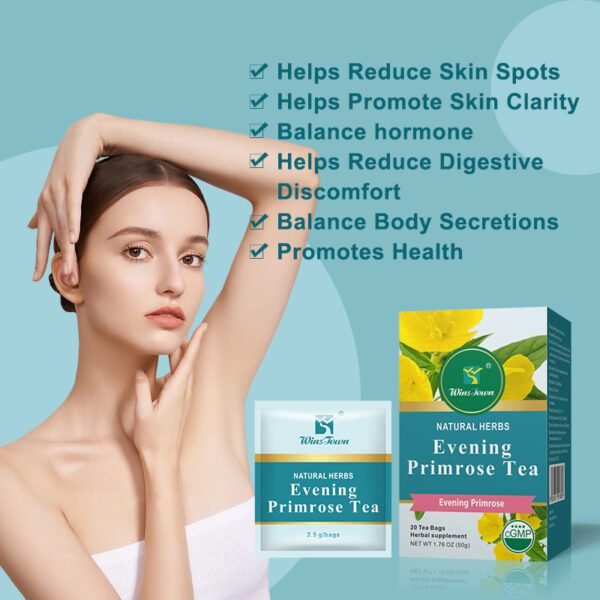 Radiant Skin Herbal Tea | Evening Primrose Glow Blend - Natural Beauty Support - Image 5